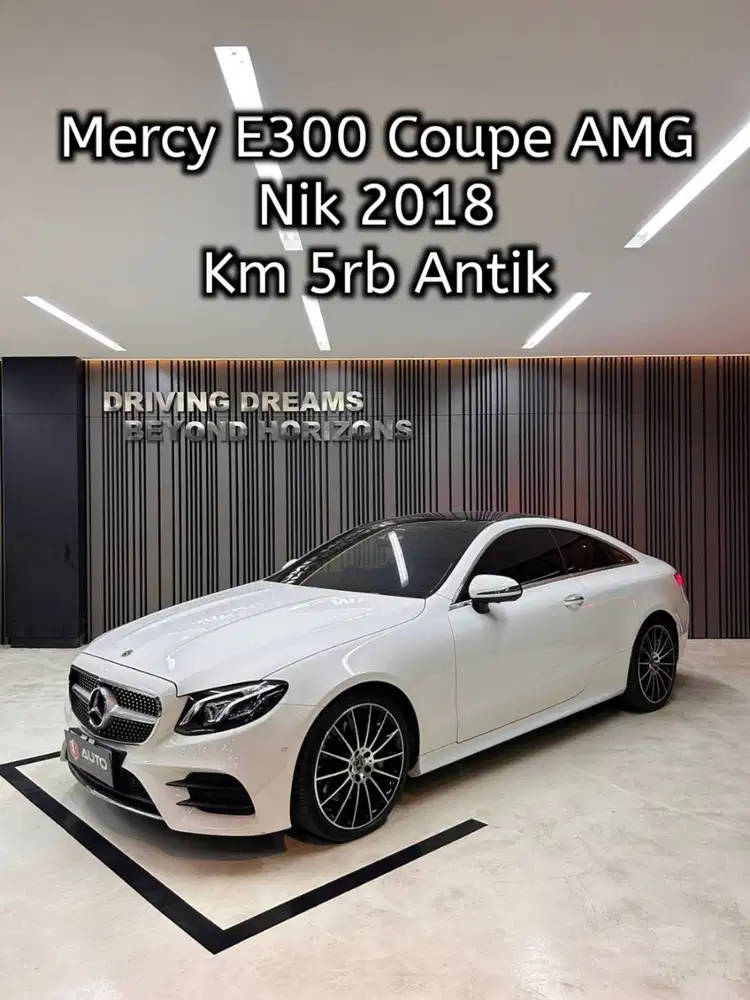 Mercedes Benz E300 Coupe AMG AT 2018 Putih Mercy Km5rb B969JWU