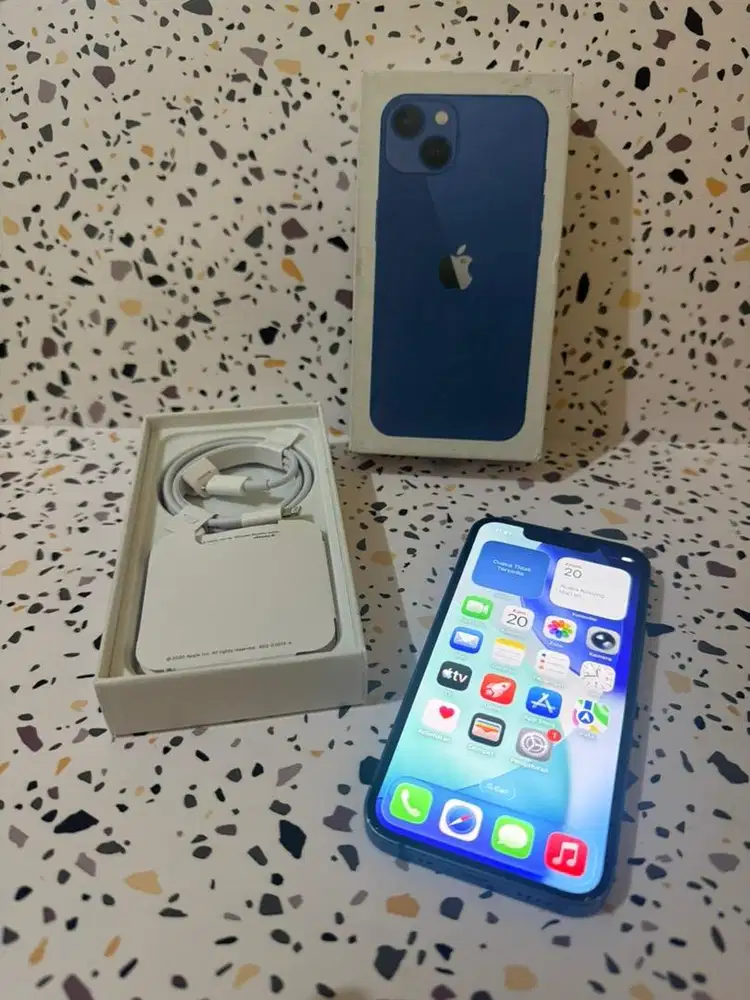 Iphone 13 mini 128 Biru No minus