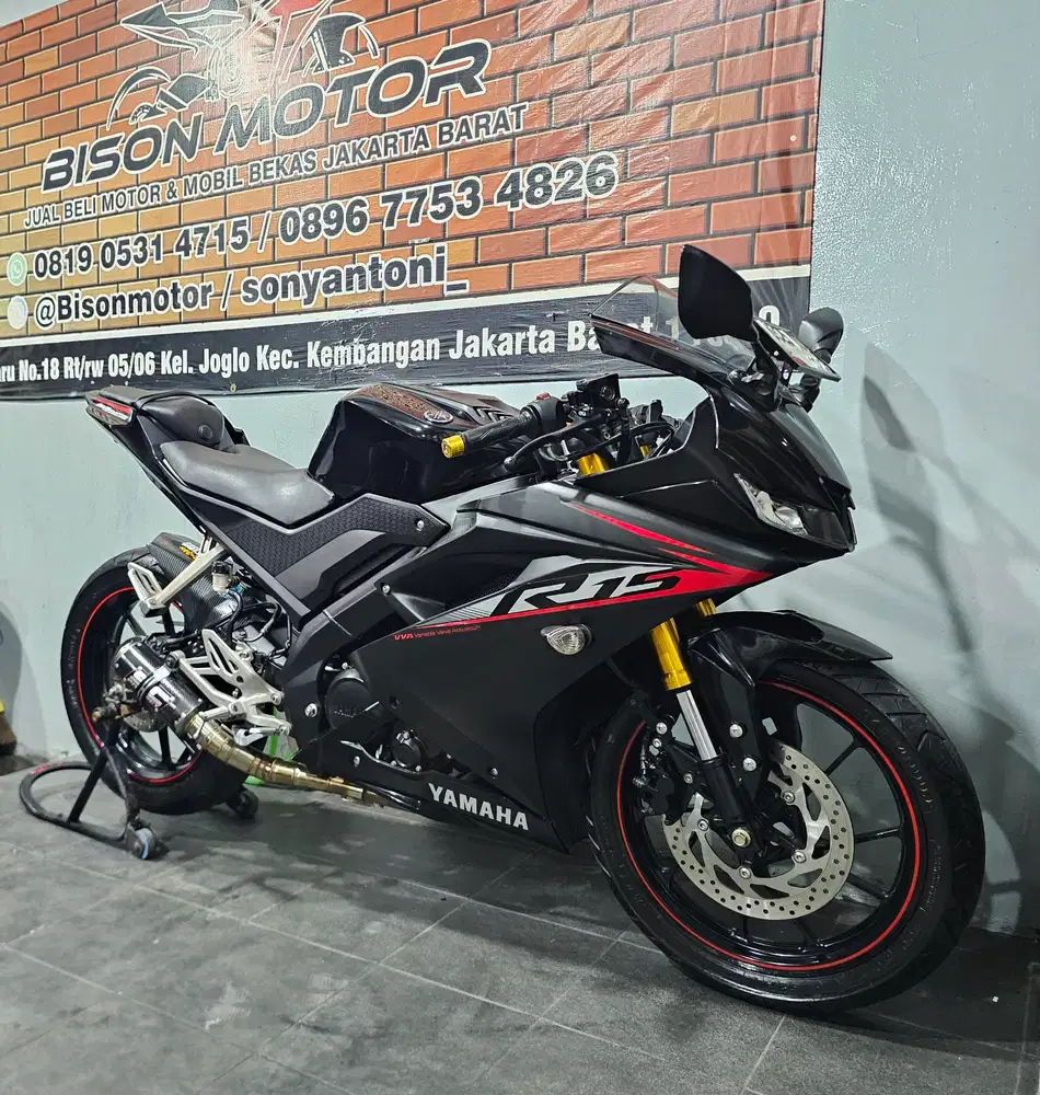 Sperti baru! YAMAHA NEW R15 V3 155 VVA 2020 Pajak Panjang R 15 hitam