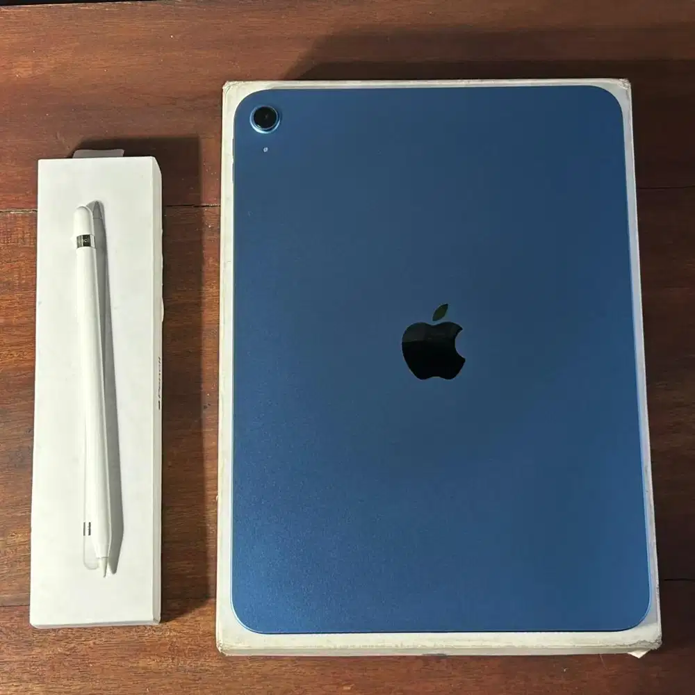 Ipad 11 128GB Blue Ibox + Apple Pencil Gen 1 Original