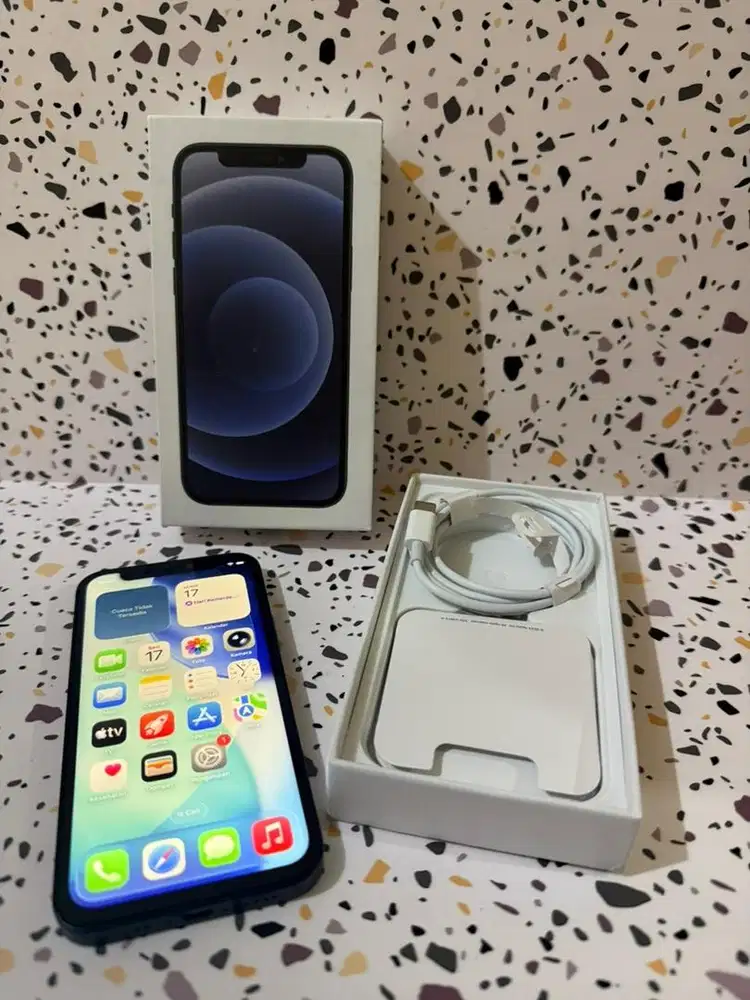 Iphone 12 mini 64 Hitam No minus