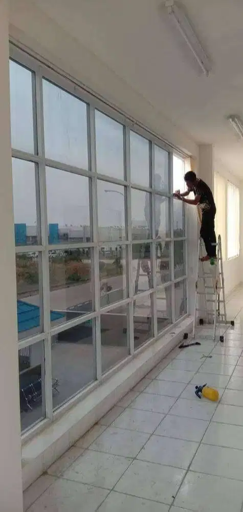 KACA FILM RUMAH DAN GEDUNG sanblasting cutting sunblast & kaca film