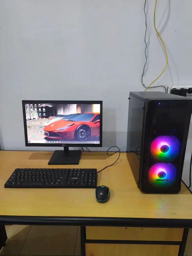 Pc fullset gaming+editing ringan