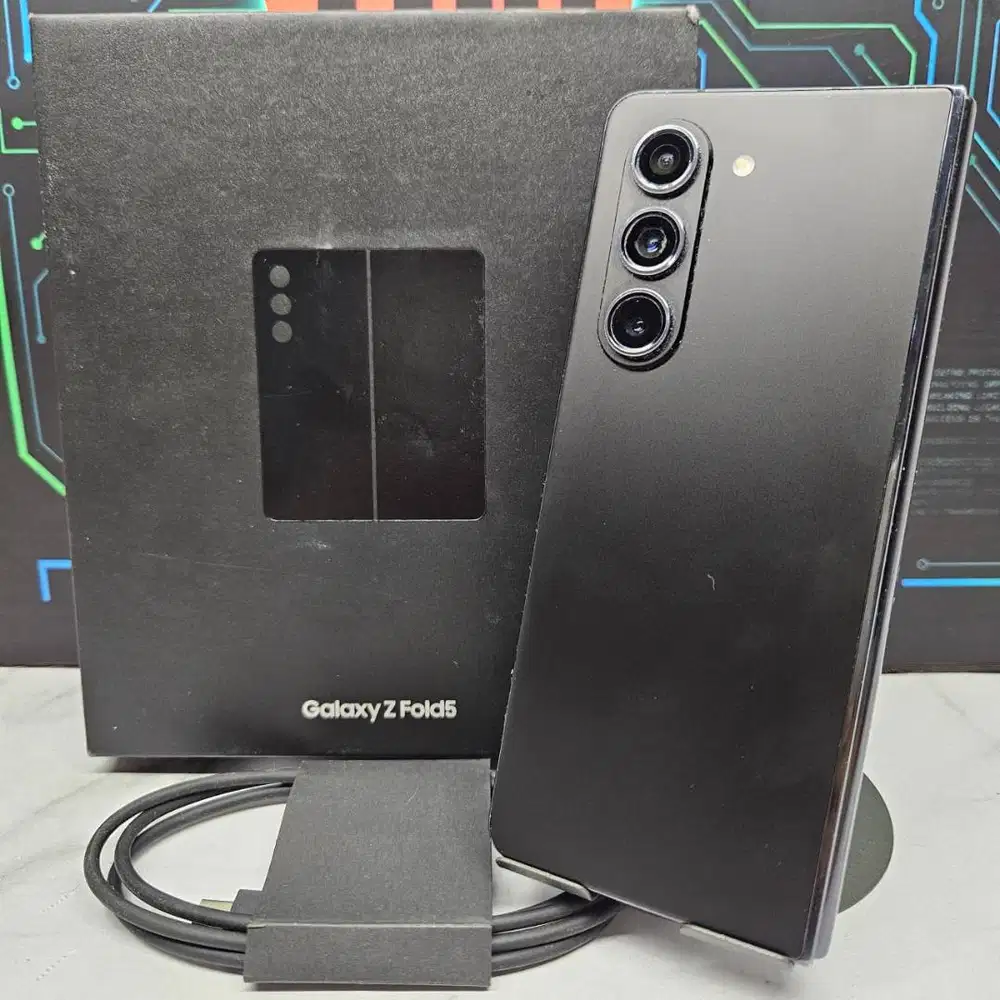 Samsung Galaxy Z Fold 5 12/256GB Black Resmi SEIN Fullset No Minus