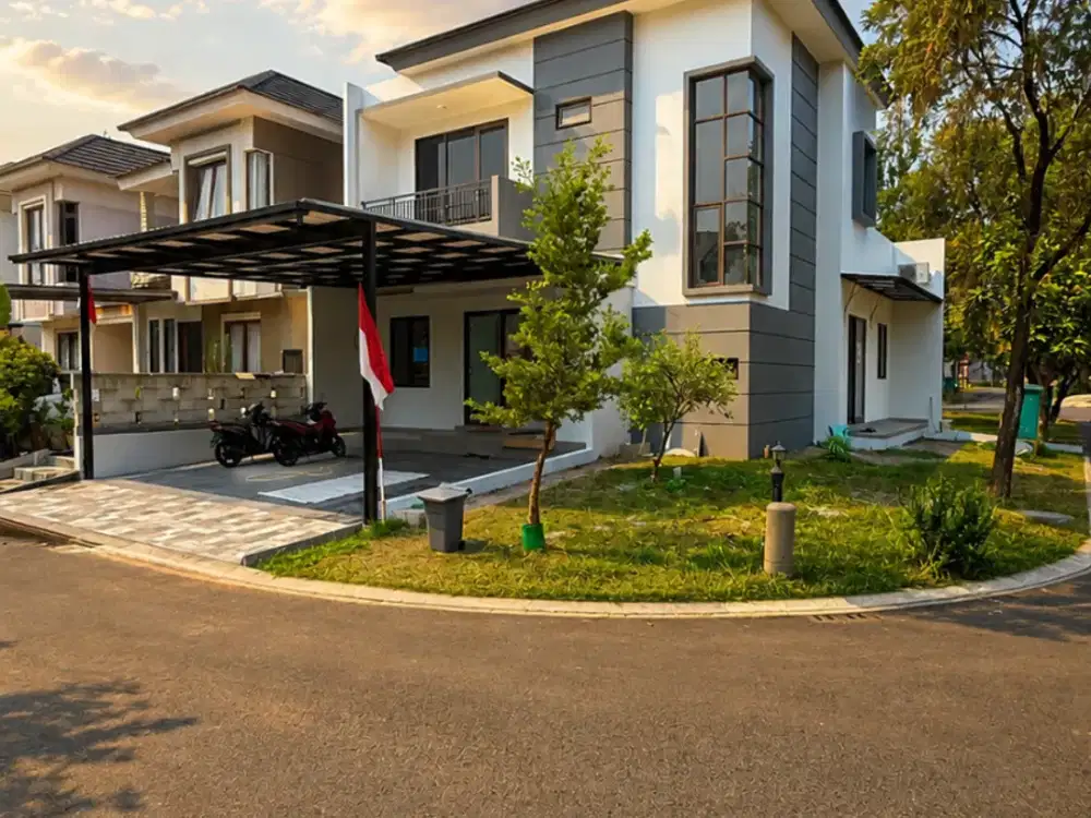 Rumah Hoek  Bangunan mandiri Caspia BSD City