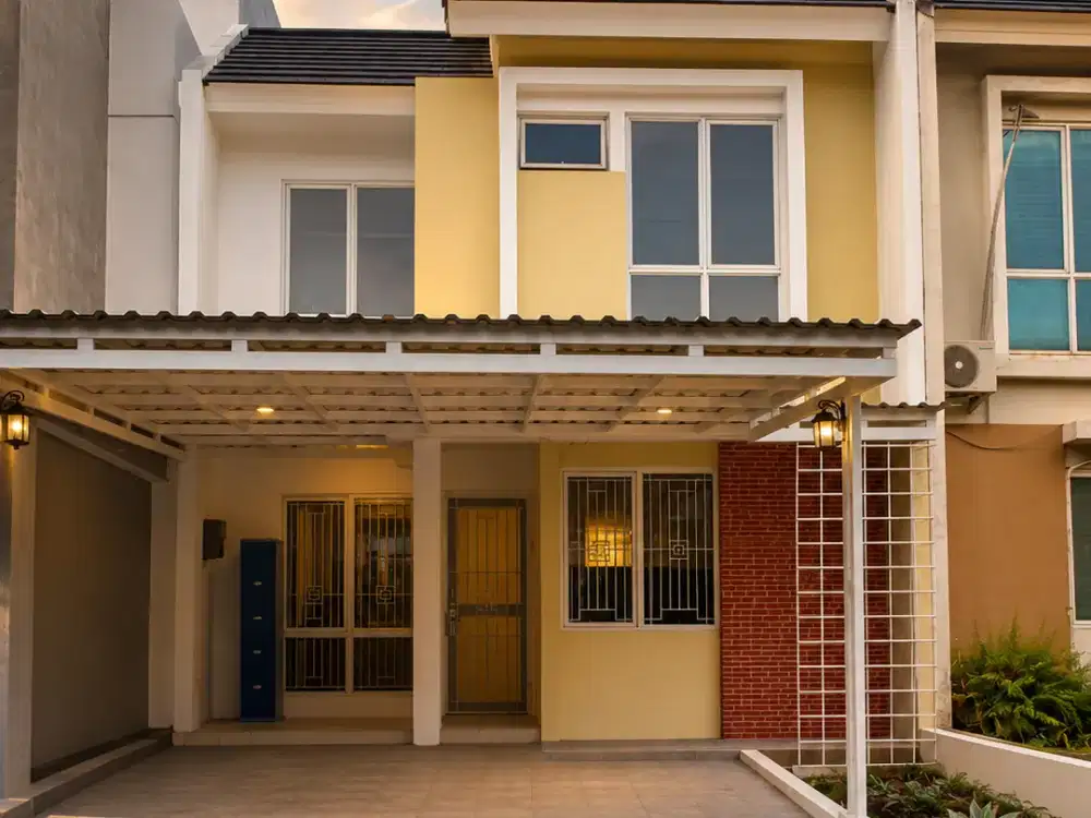 DIJUAL RUMAH RAPI SIAP HUNI THE ICON - BSD CITY  Bangunan 2 Lantai