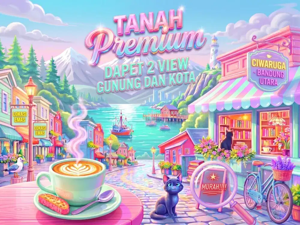 JUAL TANAH DI CIWARUGA, GEGERKALONG, BANDUNG UTARA.
