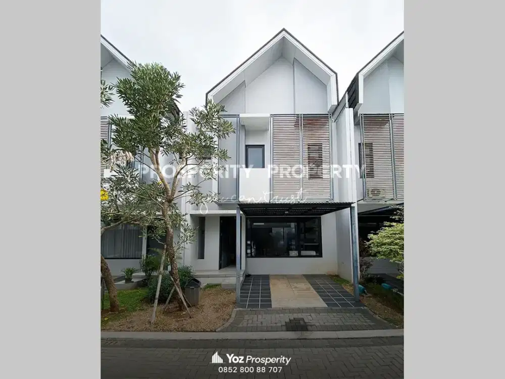 Rumah Attic Style Siap Huni di Cluster Myza Sinarmas Land BSD City