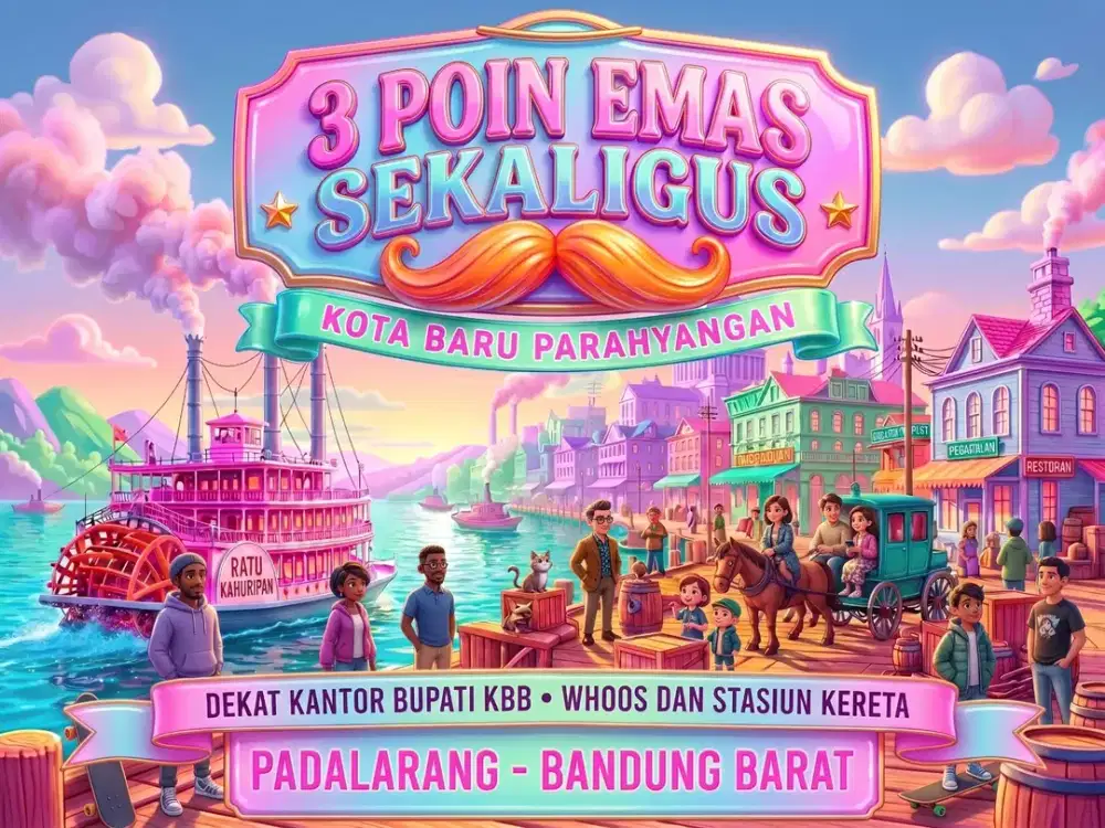 JUAL TANAH DI NGAMPRAH, PADALARANG, KOTA BARU PARAHYANGAN, BANDUNG BARAT.