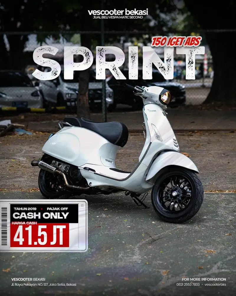 VESPA SPRINT 150 IGET ABS ONLY 2019