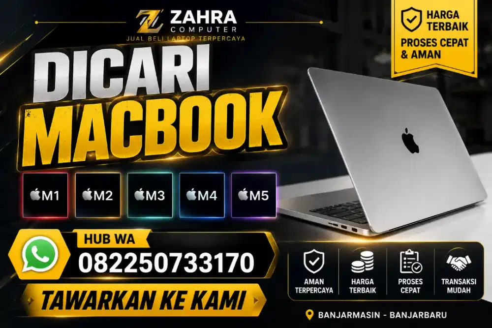 DICARI MACBOOK BJM BJB MTP