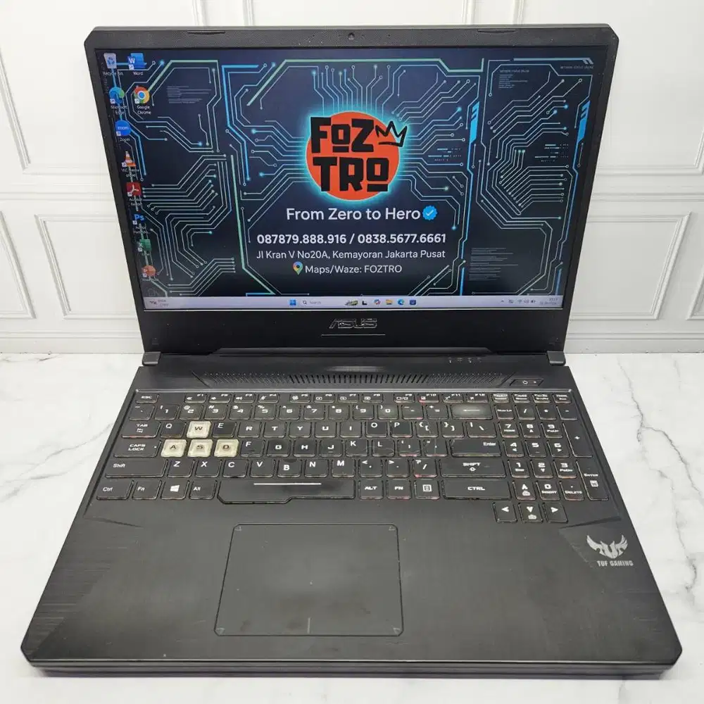 Laptop Asus TUF Gaming FX505D Ryzen 5 GTX1650 RAM 16/256GB No Minus