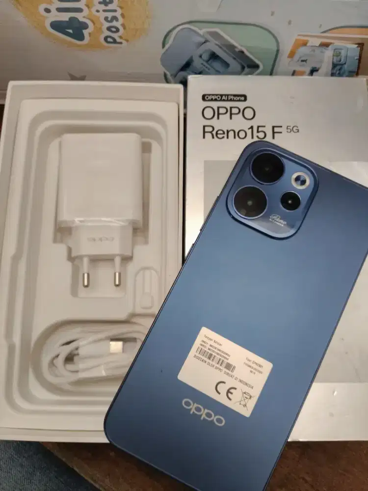 Oppo Reno 15f, ram 12/256. Fullset mulus