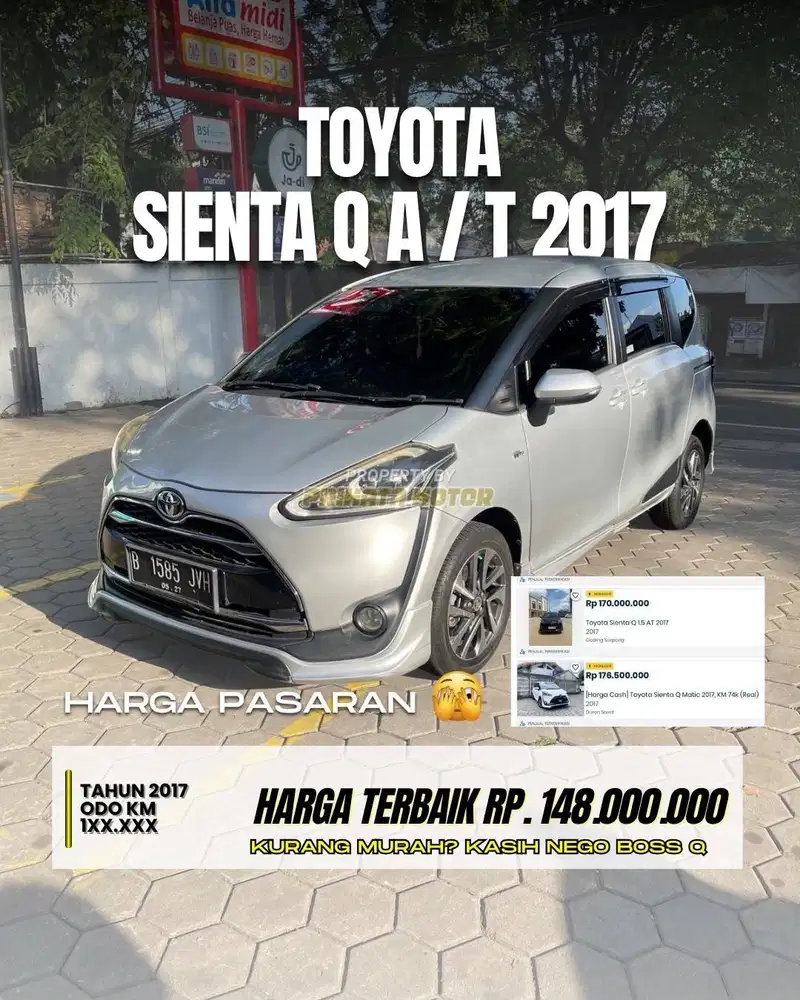 TOYOTA SIENTA Q A/T 2017