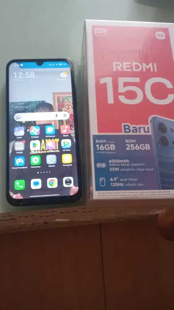 Redmi 15c NFC 16/256 Fullset ORI