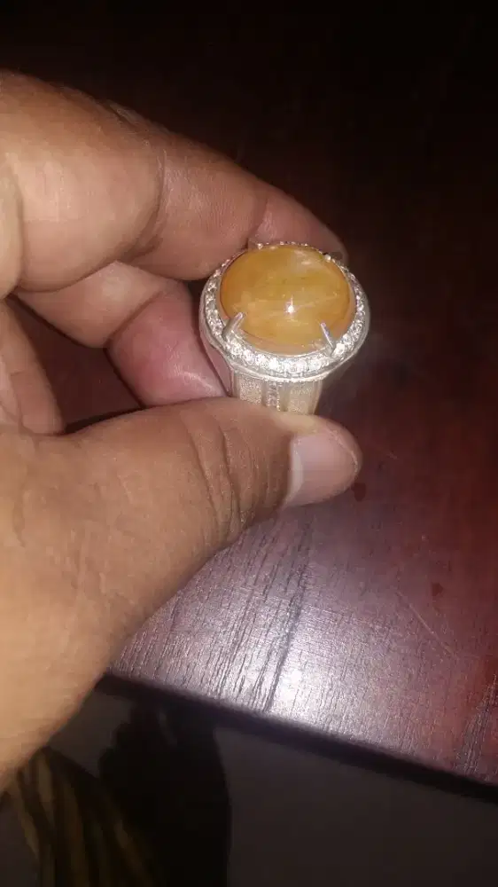 cincin yakut ring perak