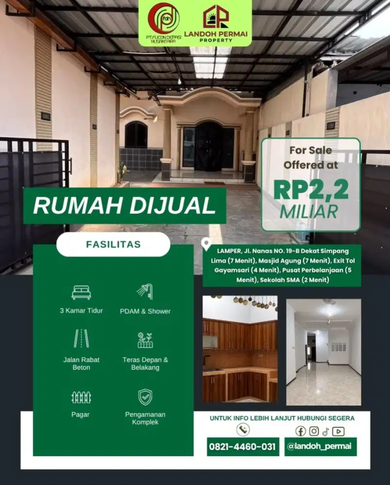 DIJUAL CEPAT - RUMAH SIAP HUNI PREMIUM - NEGO KEPEMILIK LANGSUNG