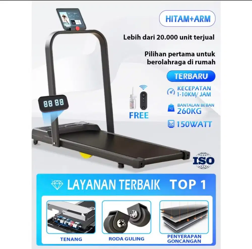 TREADMILL OLAHRGA GYM DI RUMAH