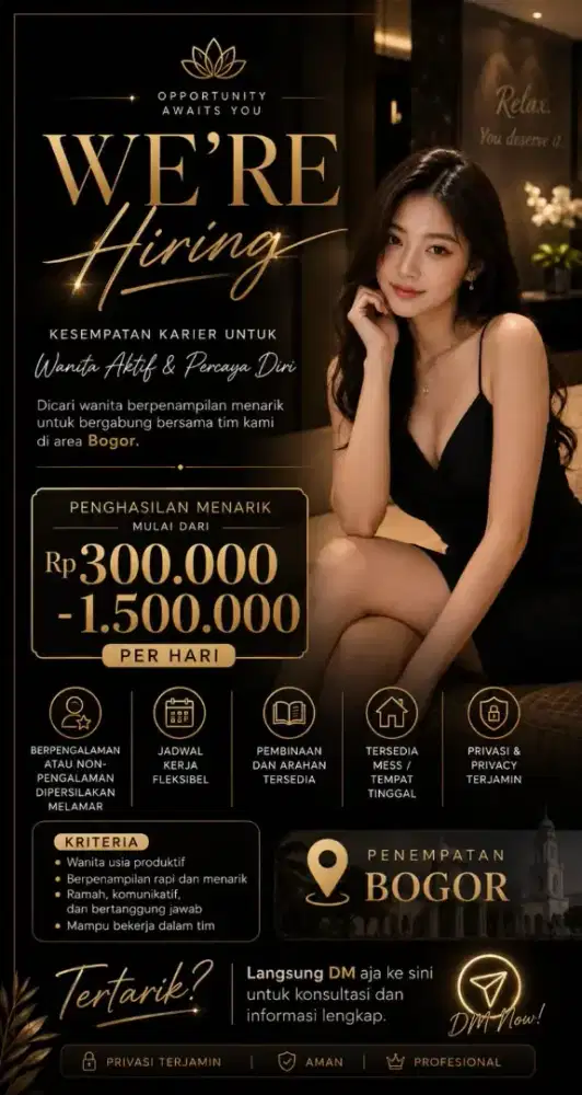 Di cari segera wanita yang niat bekerja