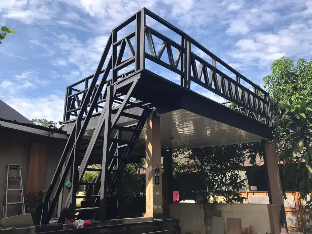 Mezanine balkon terpasang