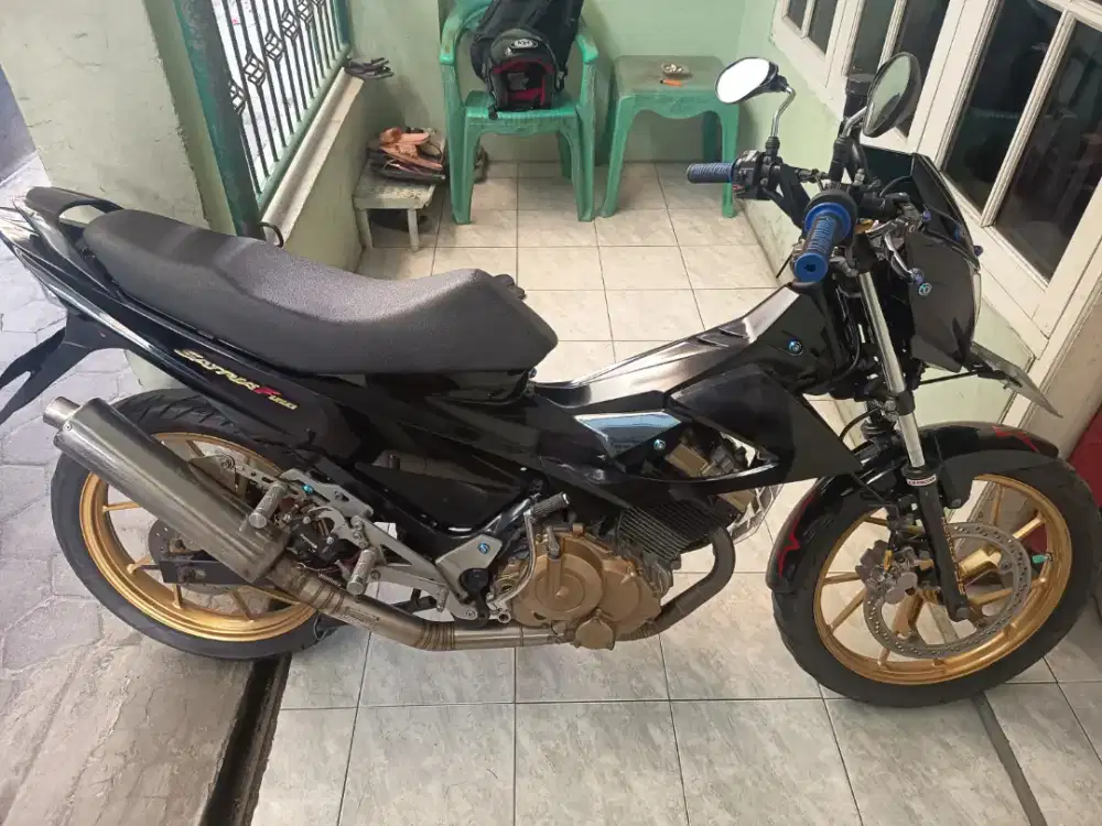 Satria fu 2014 kumplit