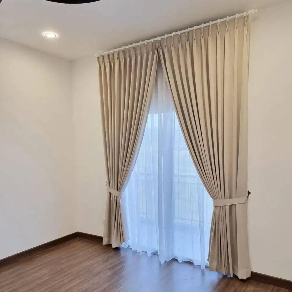 Tukang Gorden Blackout Pasang Sekat Klinik Hordeng Gordyn Vitrase