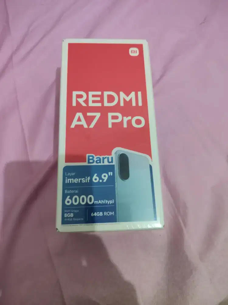 Redmi A7 pro 4 / 64 hitam,baru