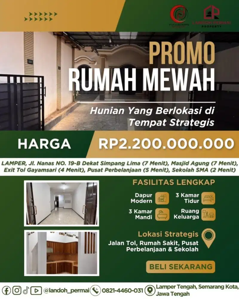 ONLY 2,2M !! RUMAH SIAP HUNI PREMIUM MINIMALIST