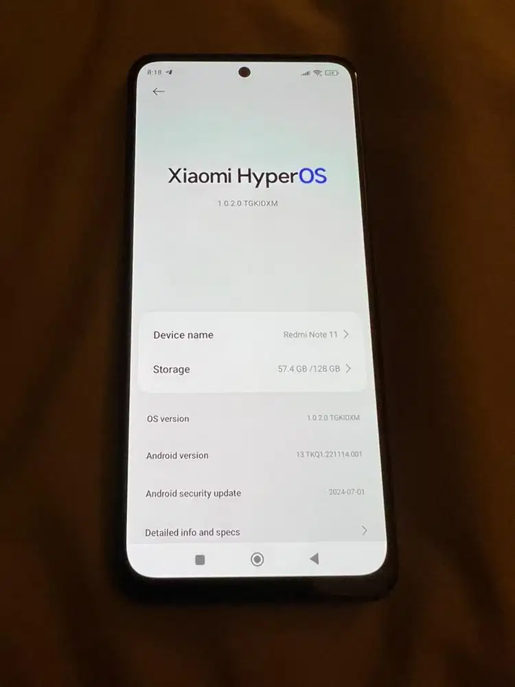 Redmi Note 11 ram 6 rom 128 Normal