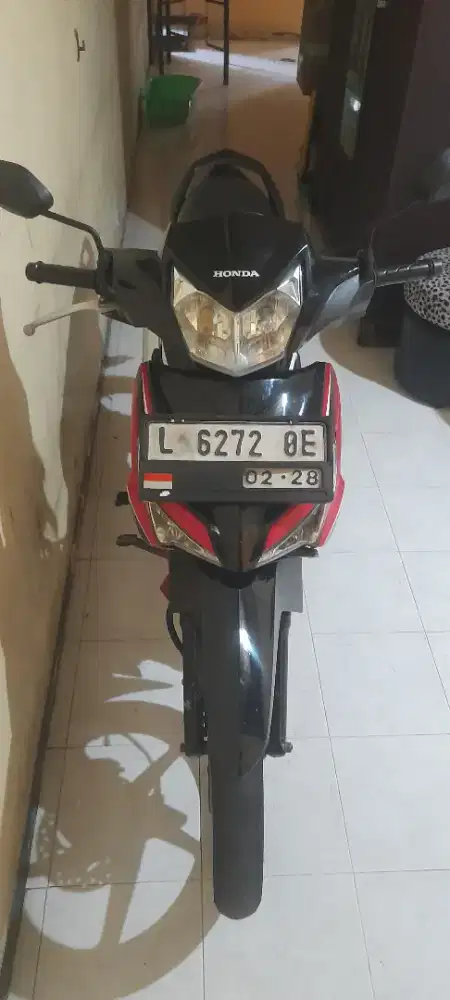 Supra x 125 fi cw 2018 rem depan + belakang cakram (L) surat lengkap