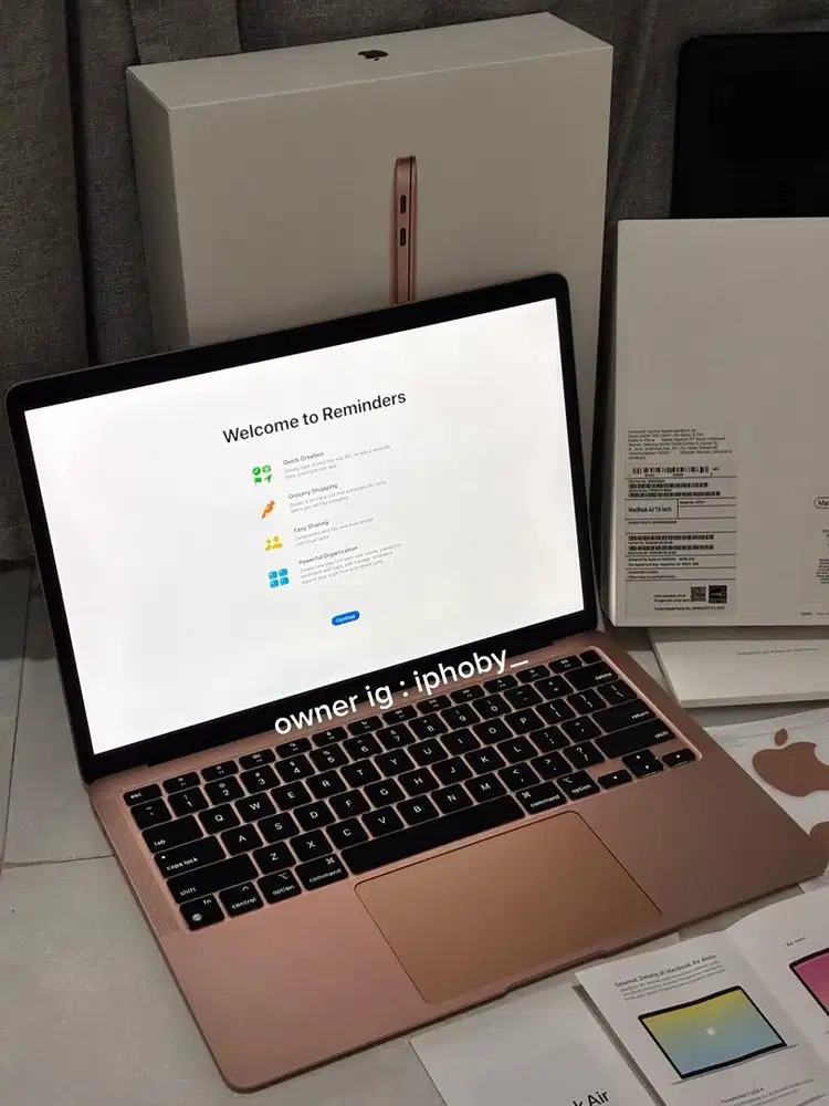 Macbook Air M1 ram 8/256gb Fullset Ibox Like New