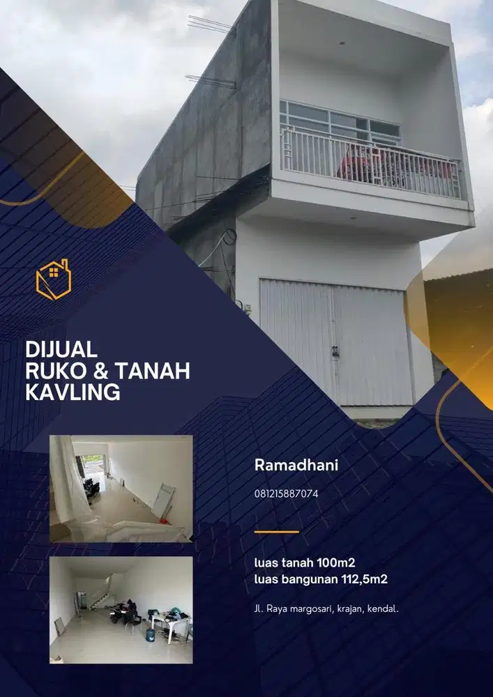 Dijual ruko & tanah kavling