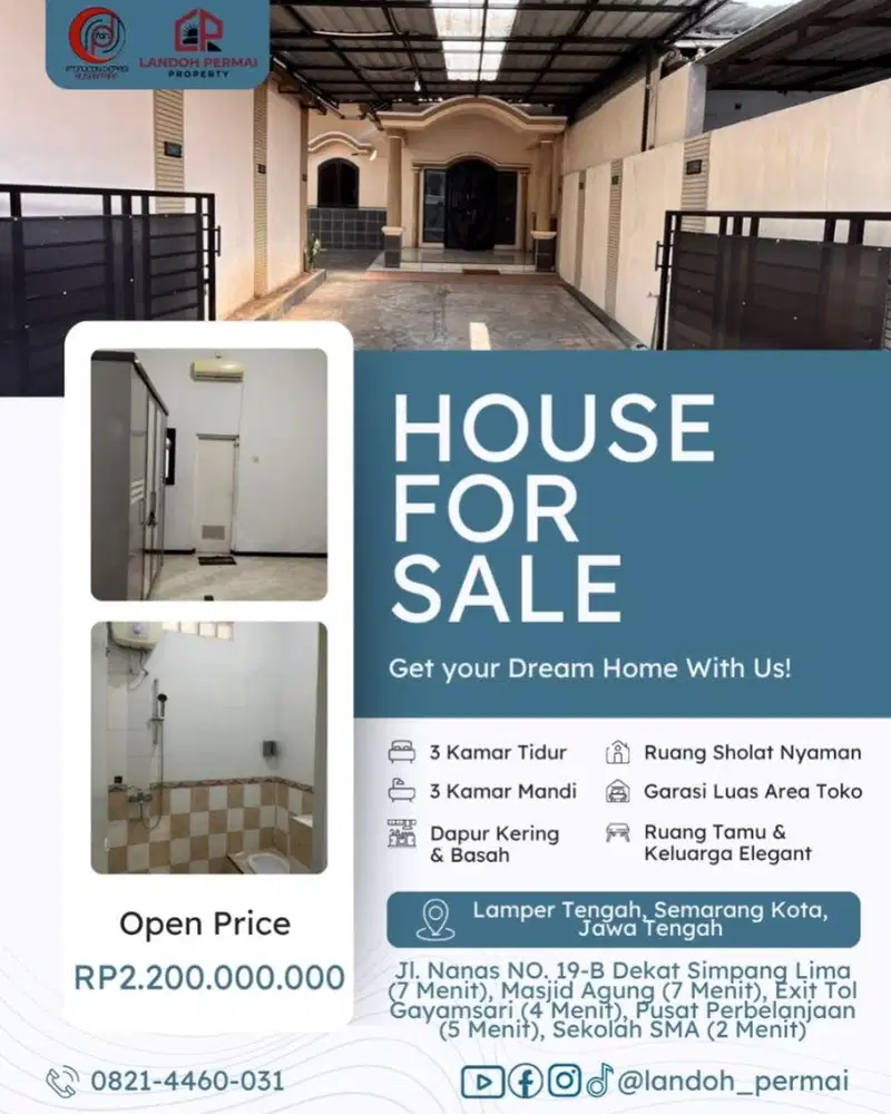 SALE !! RUMAH MODERN KEKINIAN SIAP HUNI