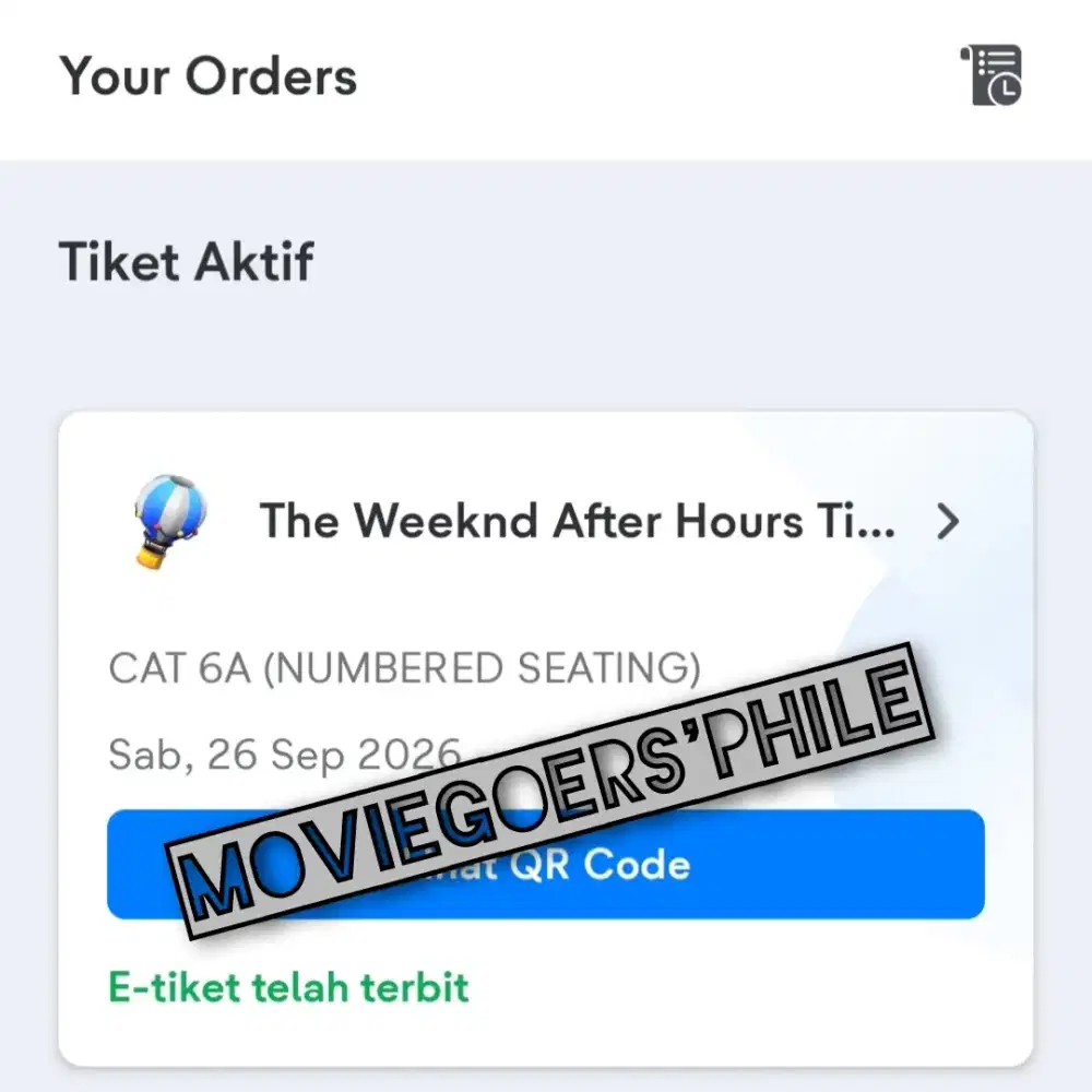 TIKET KONSER THE WEEKND JAKARTA DAY 1, SABTU 26 SEPTEMBER 2026 @ JIS