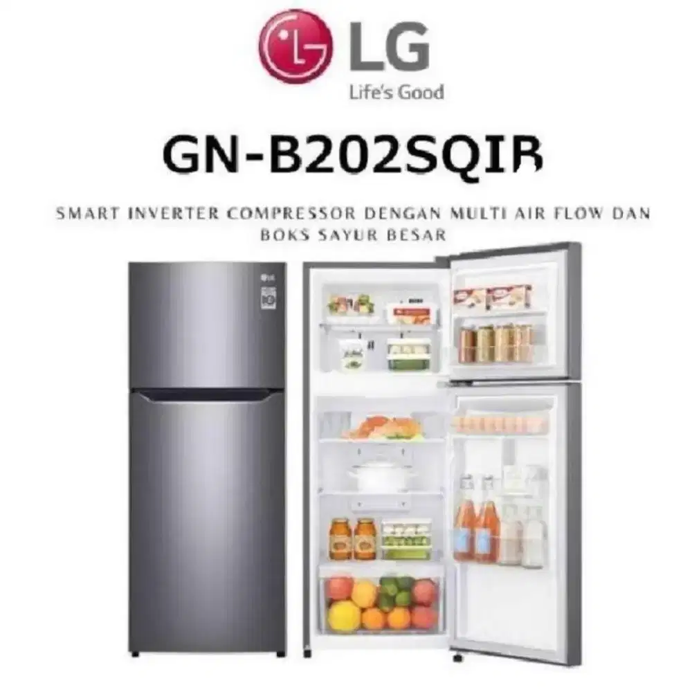 KULKAS LG 2 PINTU 202L L