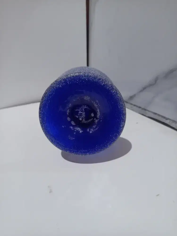 Vas kaca seni(artglass) bertekstur scava