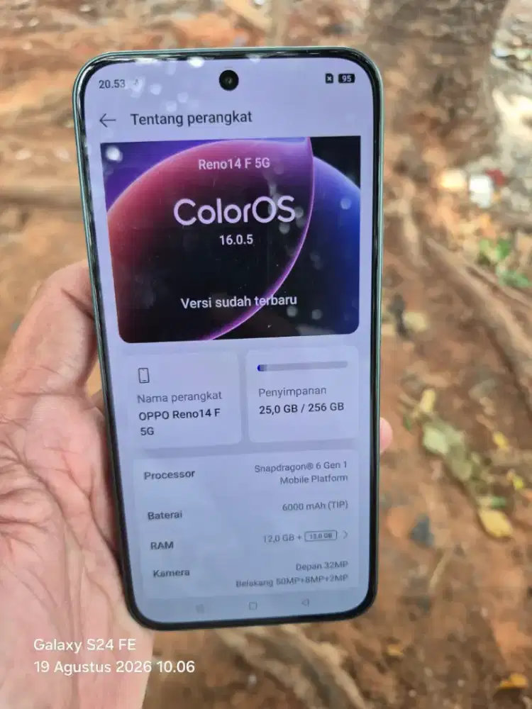 oppo Reno 14F 5g Ram 12/256 gb