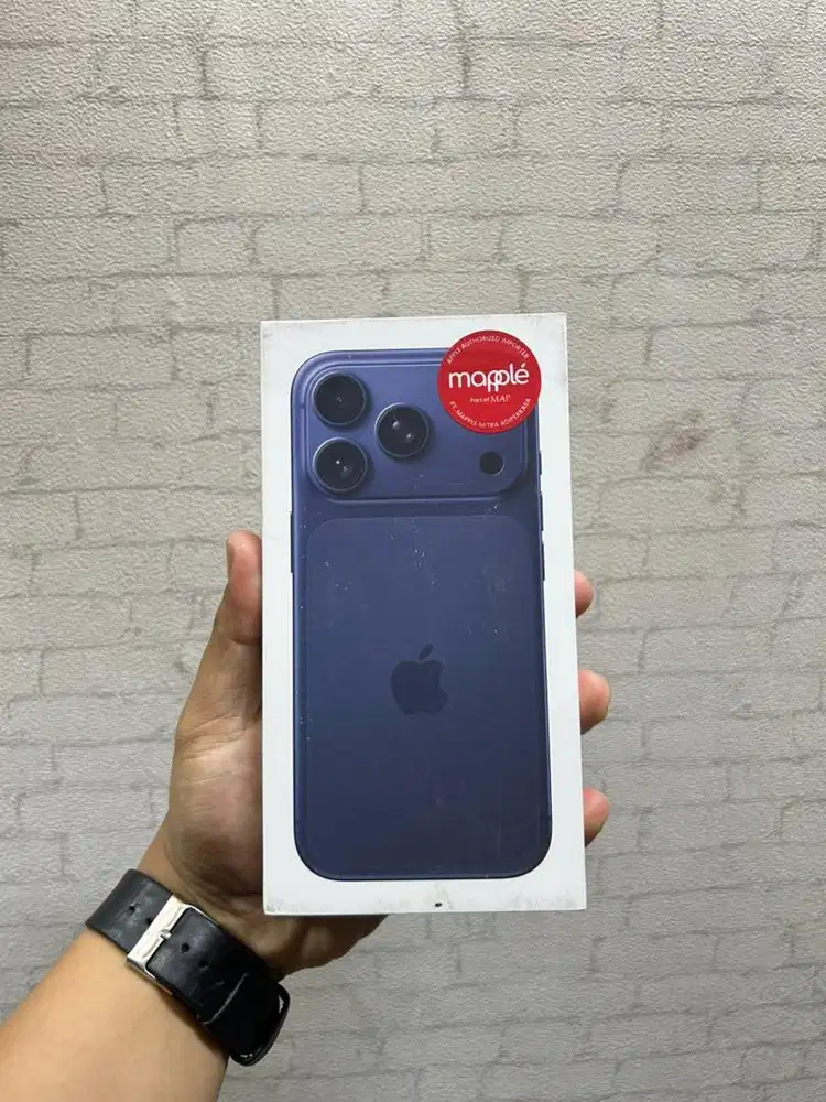 IPHONE 17 PRO 256 GB DEEP BLUE NEW SEGEL GARANSI RESMI INDONESIA