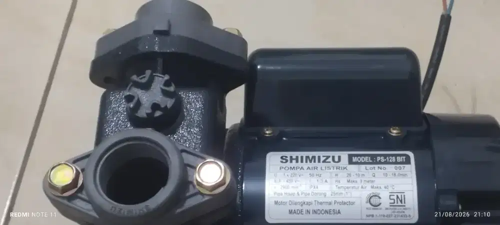 Shimizu Pompa Air Listrik