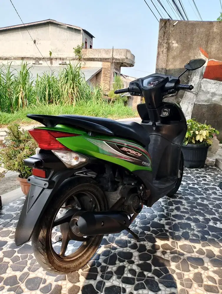 Honda spacy 2012 injeksi . plat hidup .