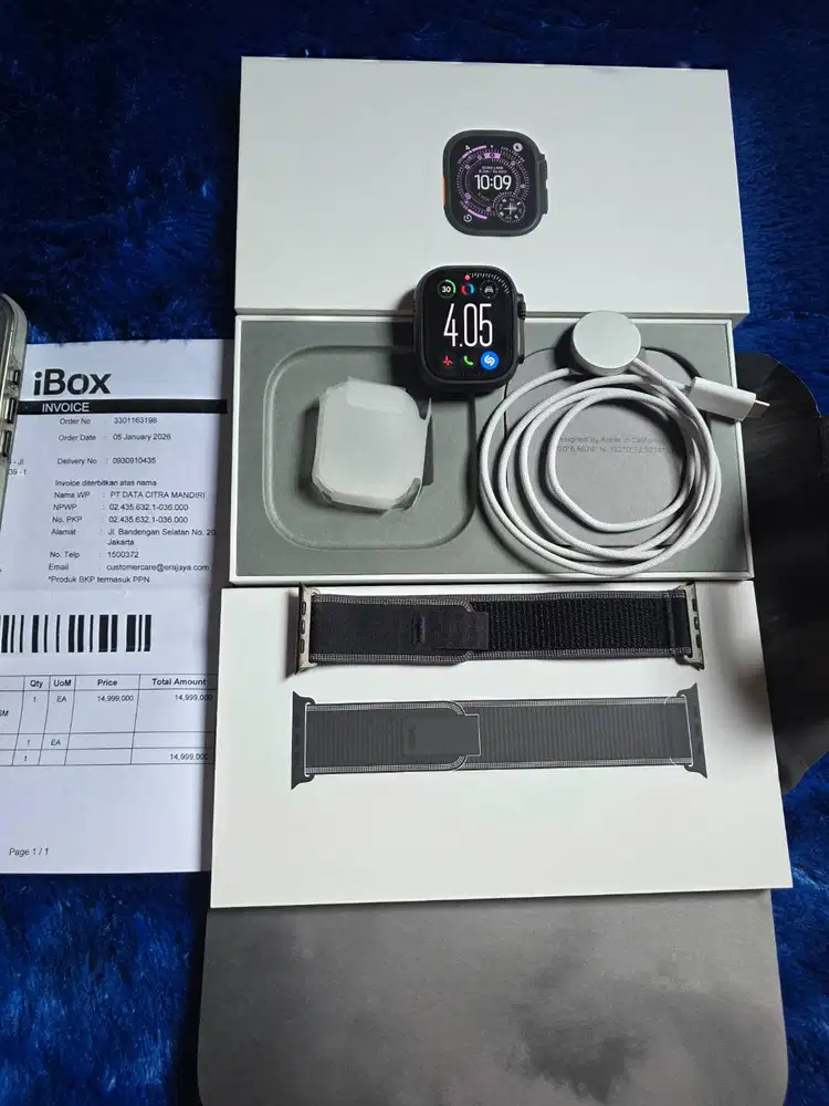 Apple Watch iWatch Ultra 3 iBox BH 100 Black Titanium 49mm Fullset