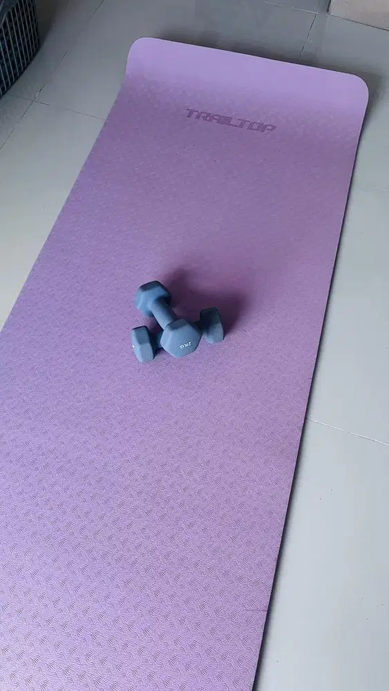 Matras Yoga Anti Slip & Dumbel