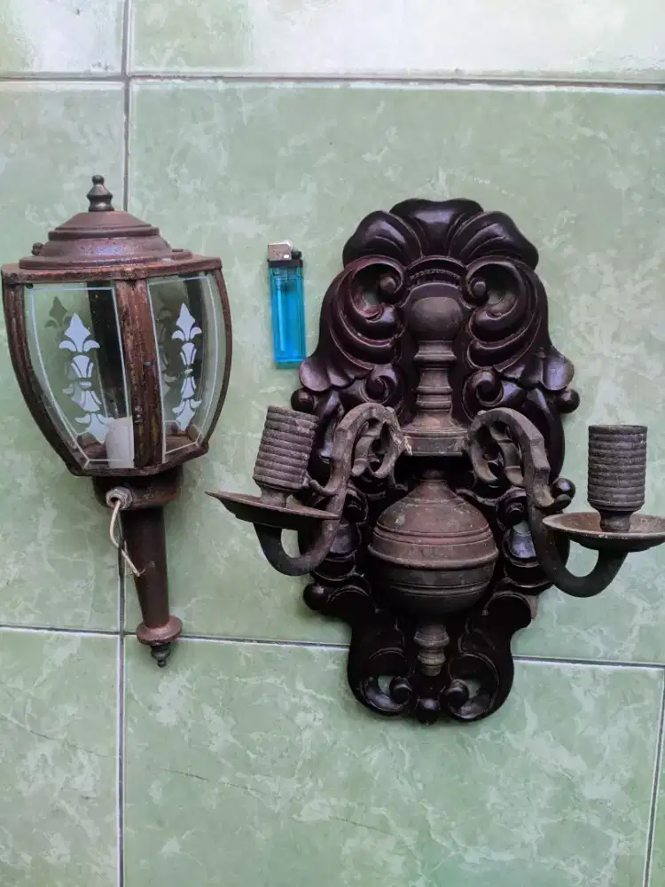 Lampu jadul kuningan