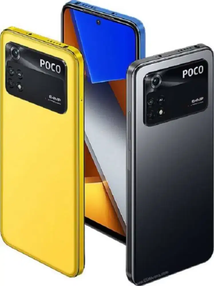 Poco m4 pro 4g bekas biru
