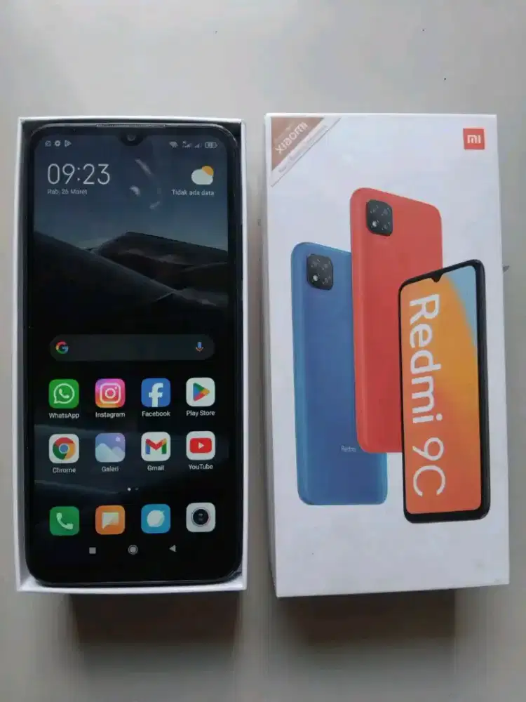 REDMI 9C FULLSET (4/64GB) harga net ya