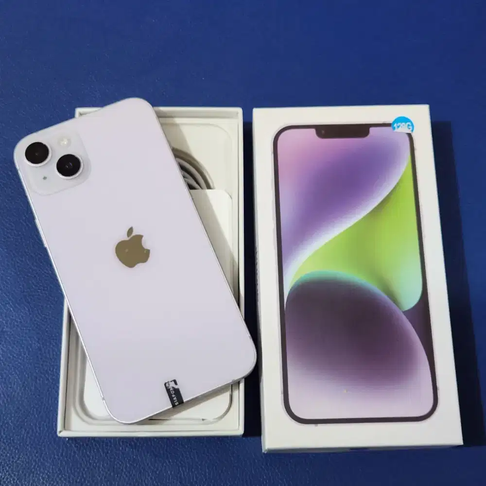 iPhone 14 plus 128gb fullset mulus no minus