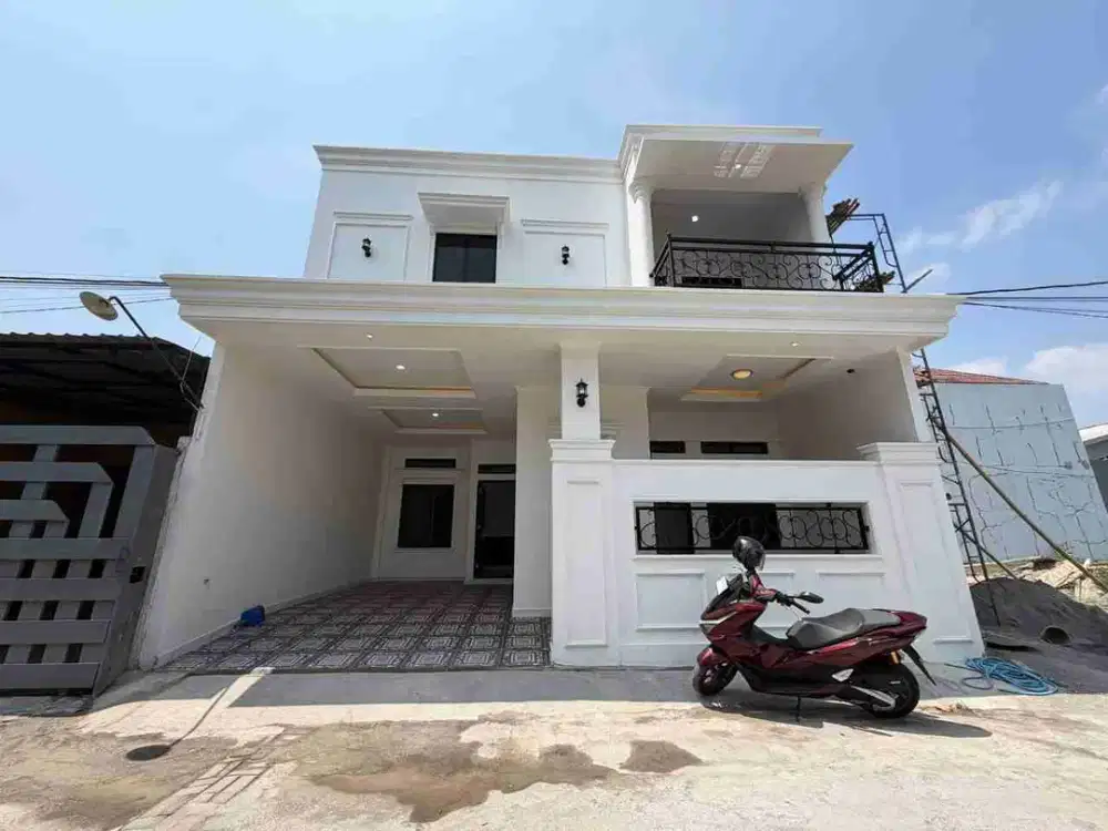 Rumah Baru 2lt Cantik Mixed Modern Classic Tahap Finishing