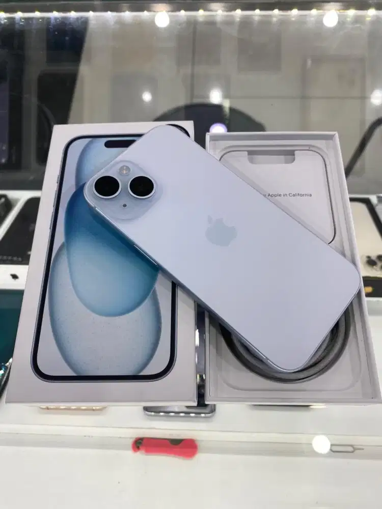 iPhone 15 128Gb Resmi iBox Mulus LikeNew Fullset Original