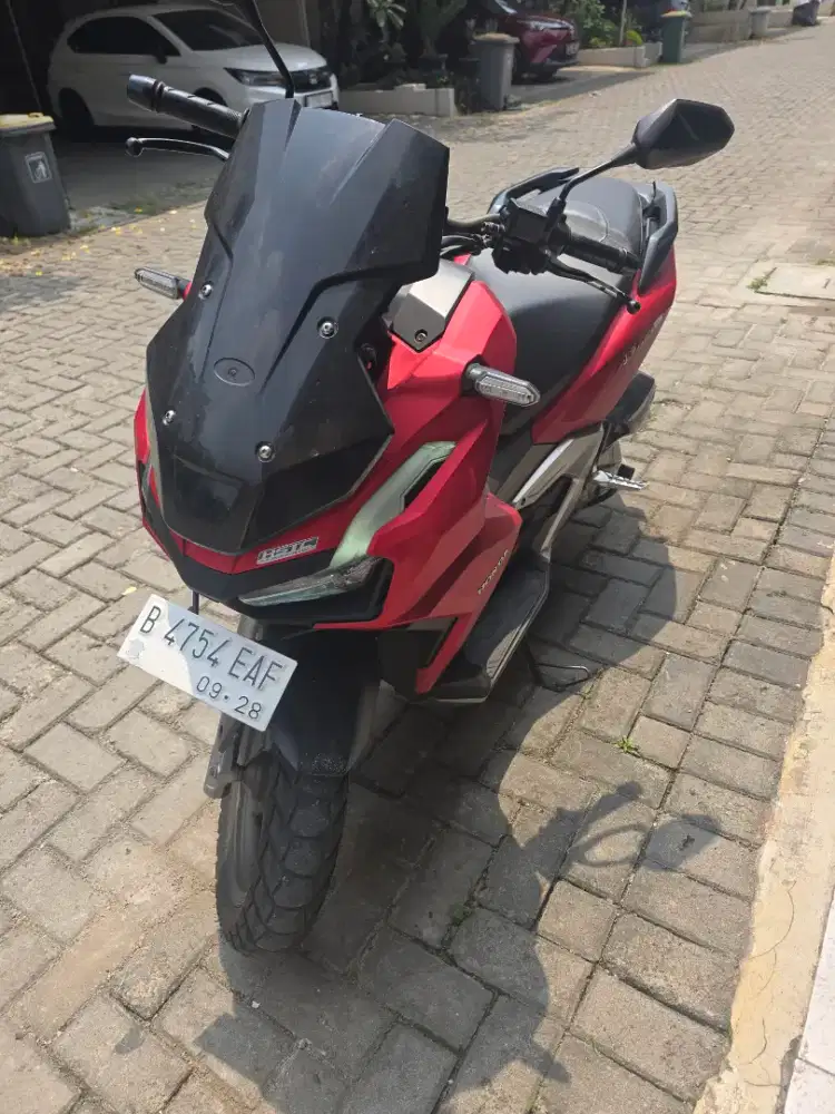 HONDA ADV 2023 merah hitam, GAGAH KM rendah