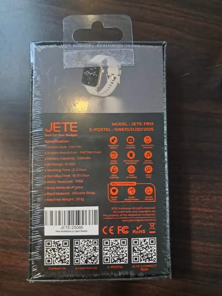 smartwatch jete fr13